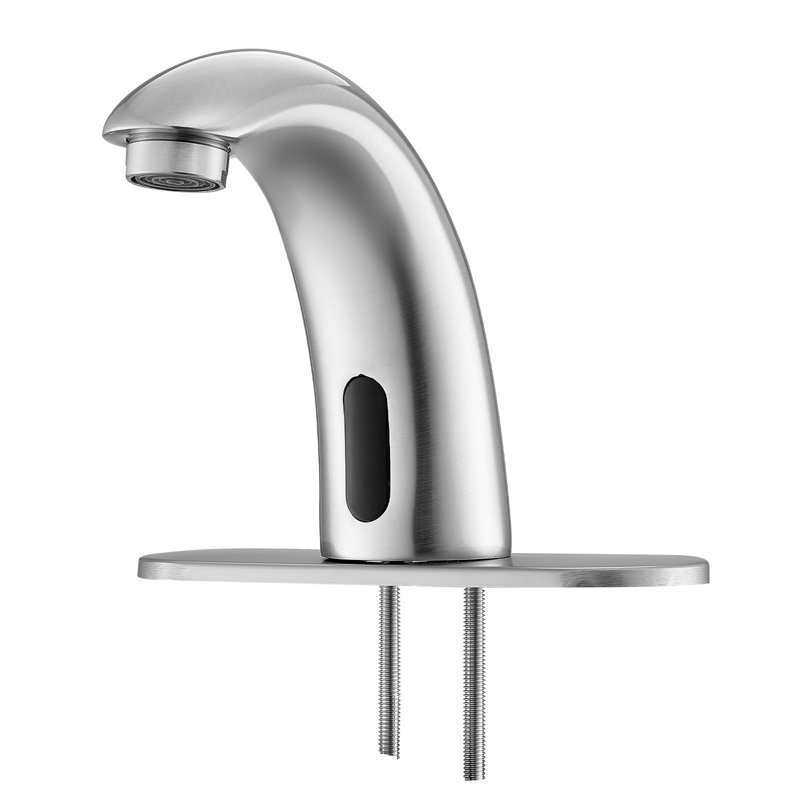 Touchless Bathroom Sink Faucet Automatic Motion Sensor 9/16 Brushed Nickel
