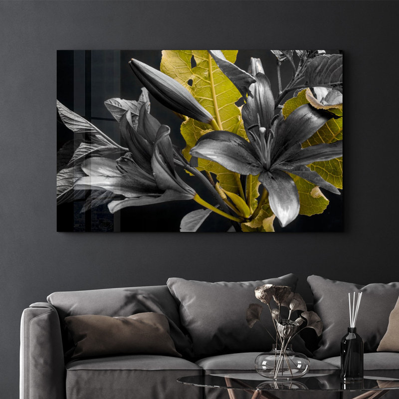 Peinture décorative en verre trempé