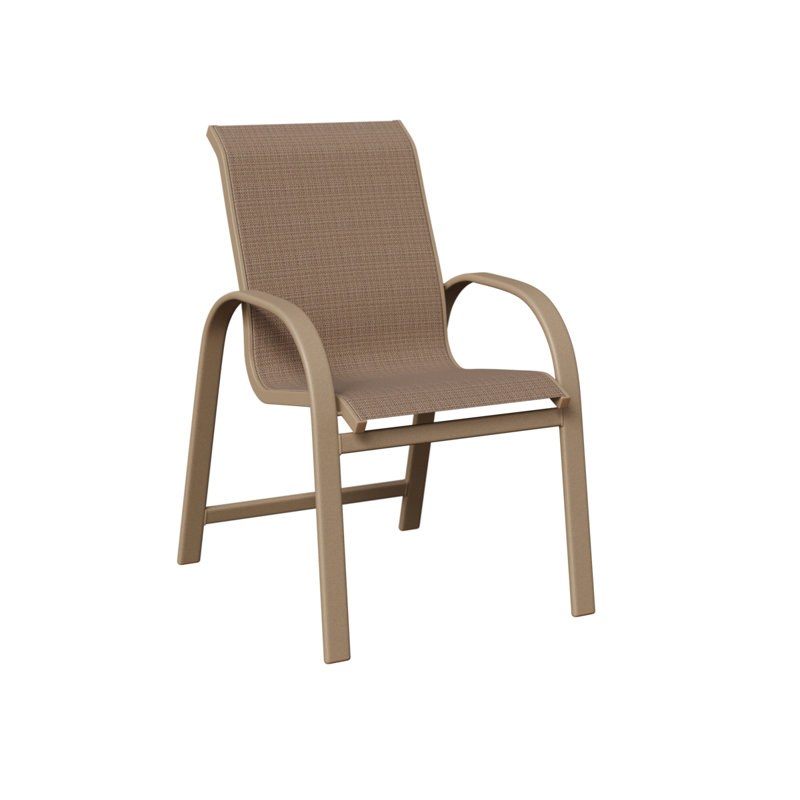 Chaise de salle à manger Berlin, Tweed taupe, Aluminium, chêne, veine de bois