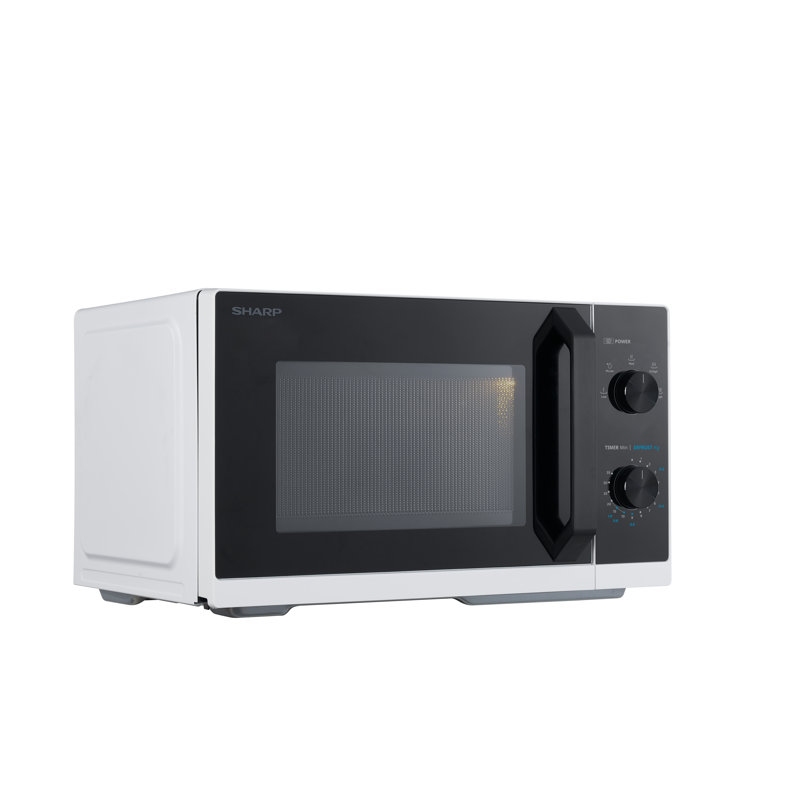 Sharp 44cm 800W - Watt Countertop Microwave, White