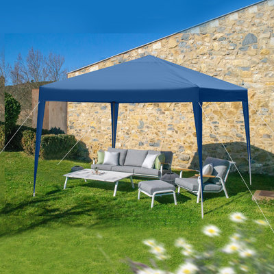 10' Ft. W x 10' Ft. D Steel Pop-Up Canopy