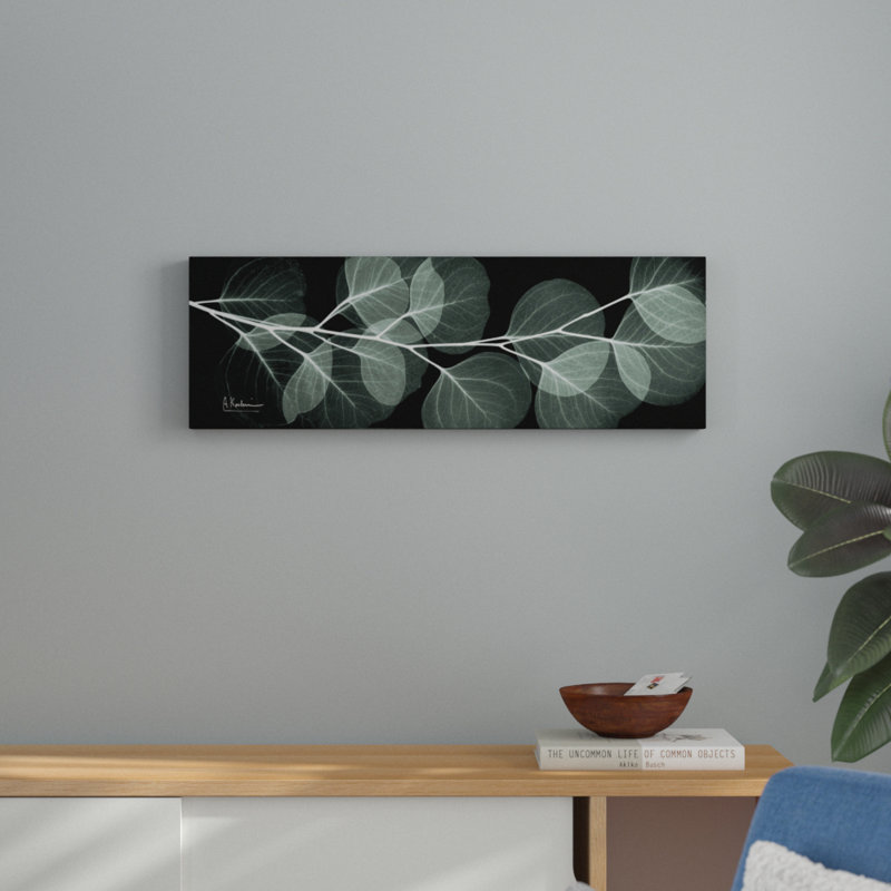 « eucalyptus night 2 », reproduction d’impression sur toile tendue, H 12 po x l 36 po