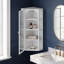 Armoire de rangement murale blanche de 104 cm (41 po) de hauteur pour salle de bain-532396546