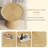 19.69'' Rustic Walnut Round End Table With Thick Conical Base, No Assembly Needed-847128307
