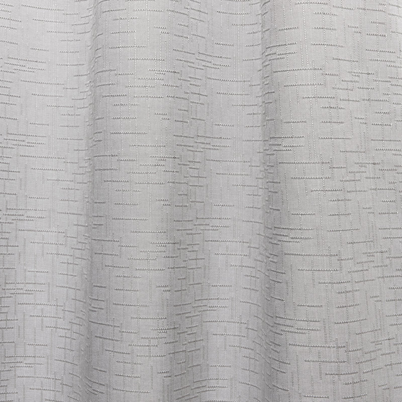 Aasiya Semi Sheer Curtain Pair, Gray, 54" W x 96" L