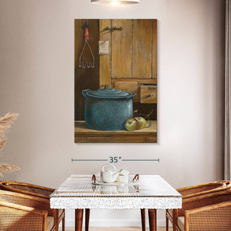 Senne Apple Dumplings, 51" H x 34" W