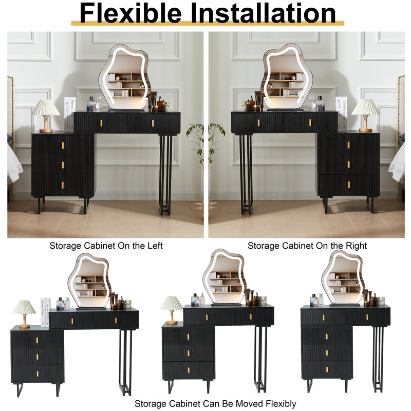 Daveisha Vanity, Black