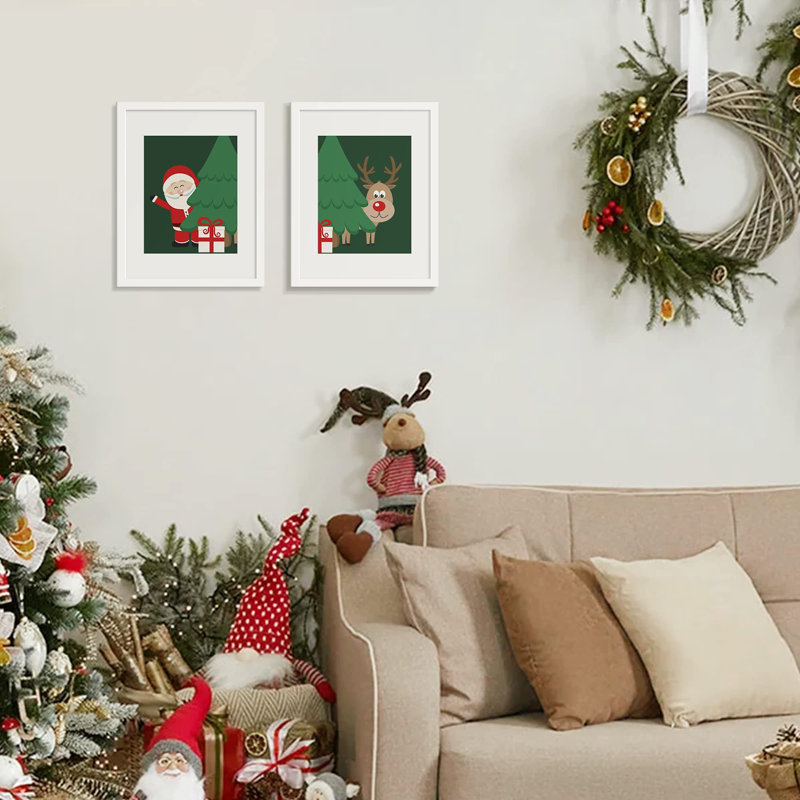 White Collage Picture Frame - Frames Included: 5