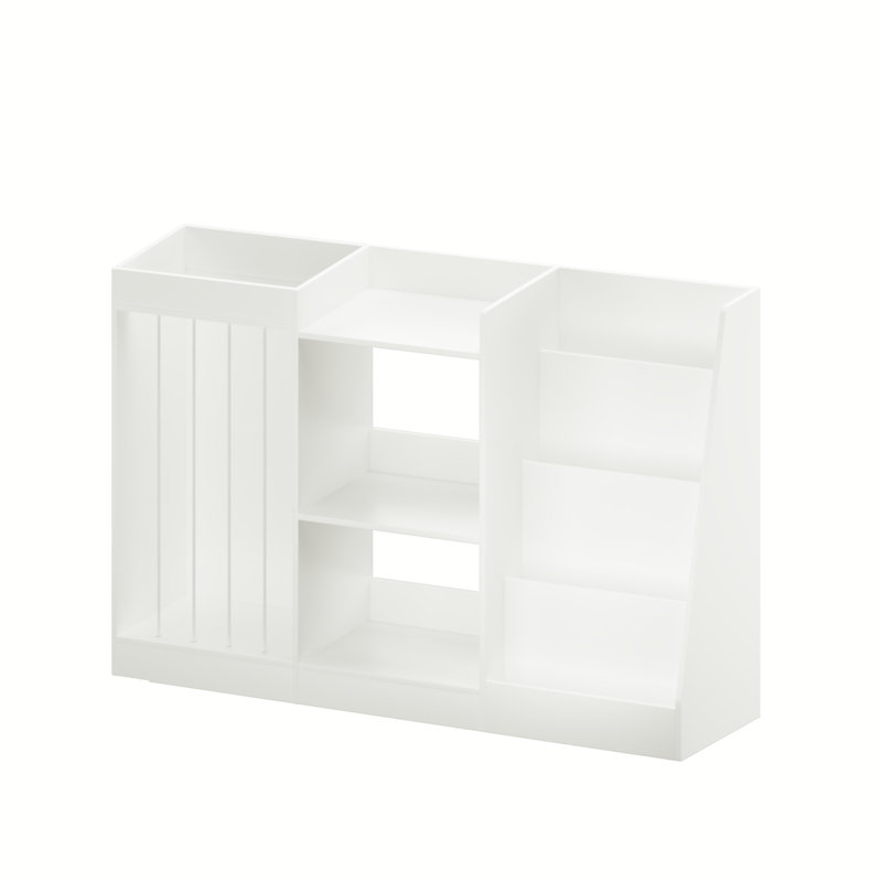3-in-1 Bookcase 4-Tier Book Shelf