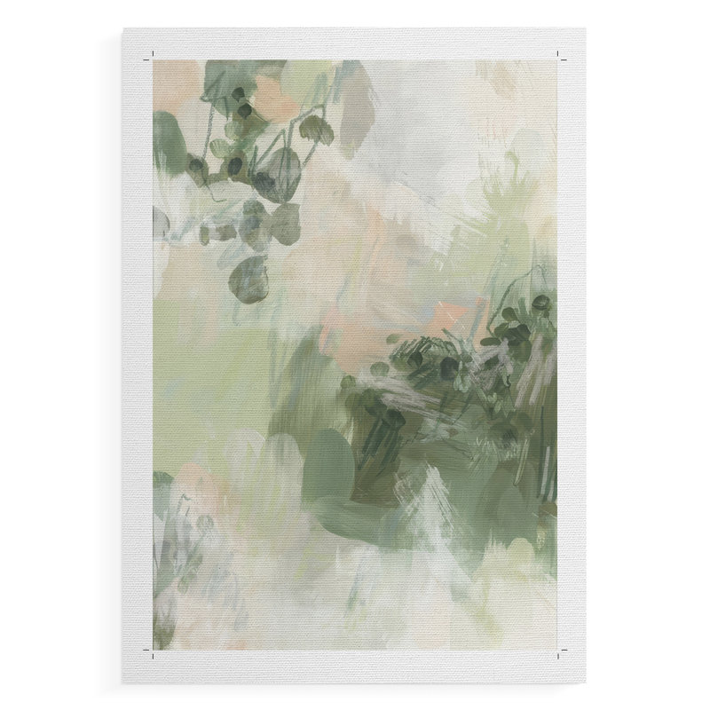 Lillypond Dream II - Impression sur toile seulement - NON-CADRE, H 18 po x l 12 po
