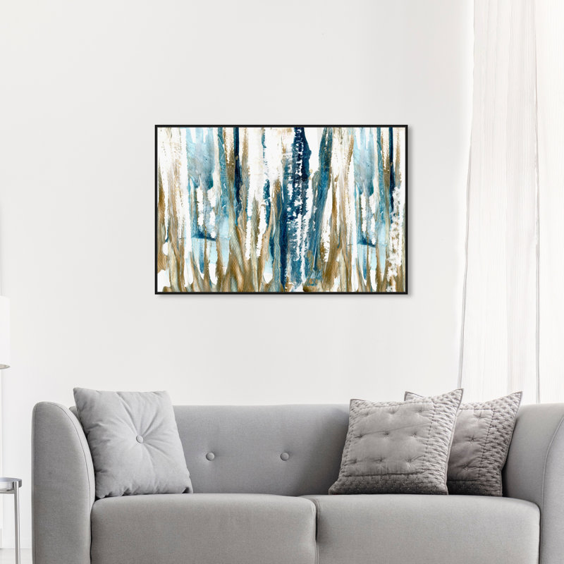 «Abstract Faith», reproduction d'art sur toile, H 16 po x l 24 po x P 1,5 po, Cadre noir