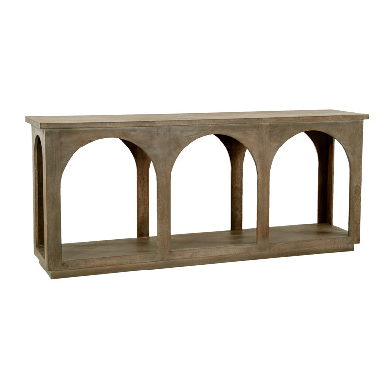 Wabbaseka Solid Wood Console Table In North Creek Brown