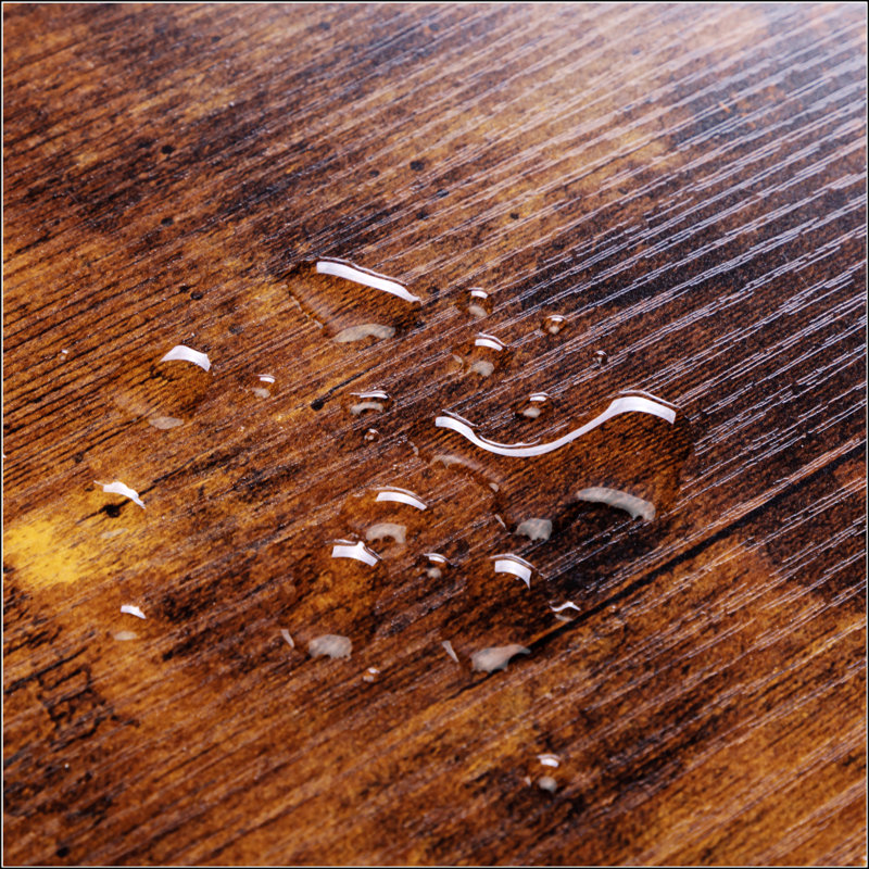 Table de chevet avec 2 tiroirs, Brun rustique