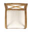 Ensemble de 2 chaises de jardin avec coussins crème - Polyvalentes, elles conviennent aussi bien au jardin qu'à l'extérieur. Leur structure en bois et leur rembourrage en mousse créent une ambiance harmonieuse.