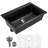 33 inch Granite Kitchen Sink Top Mount Single Bowl Drop-In Basin for RV Bar