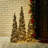 3-Piece Lighted Cone Tree Set