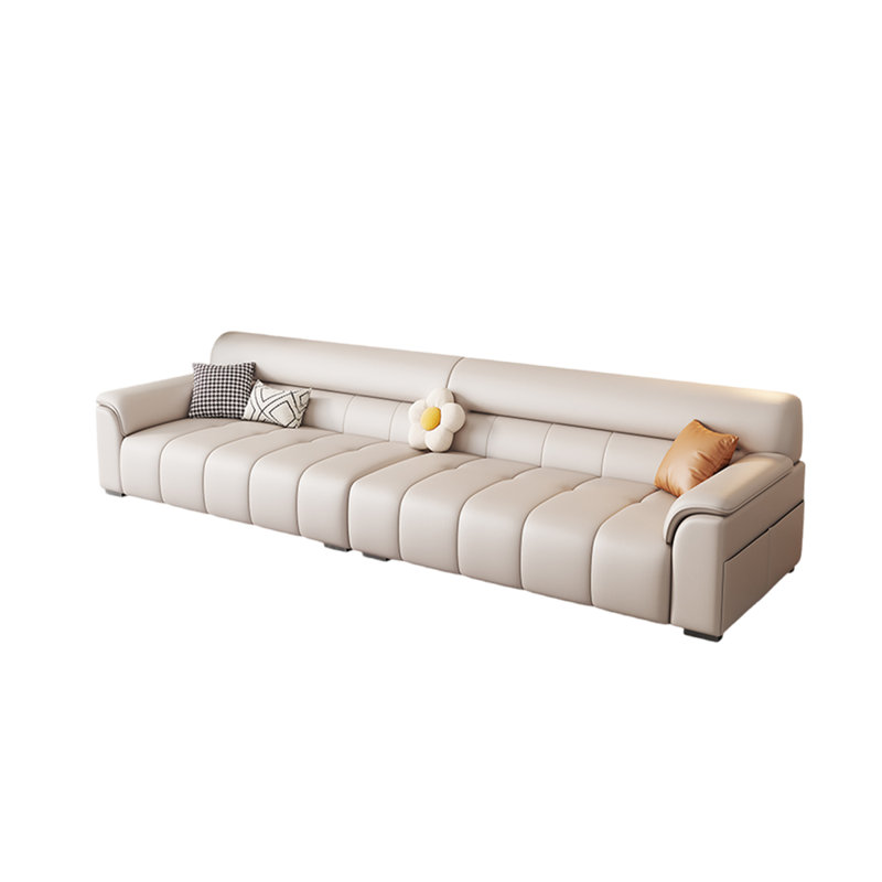 Canapé droit simple et moderne, H 32,28 po x l 122,04 po x P 36,22 po, 4
