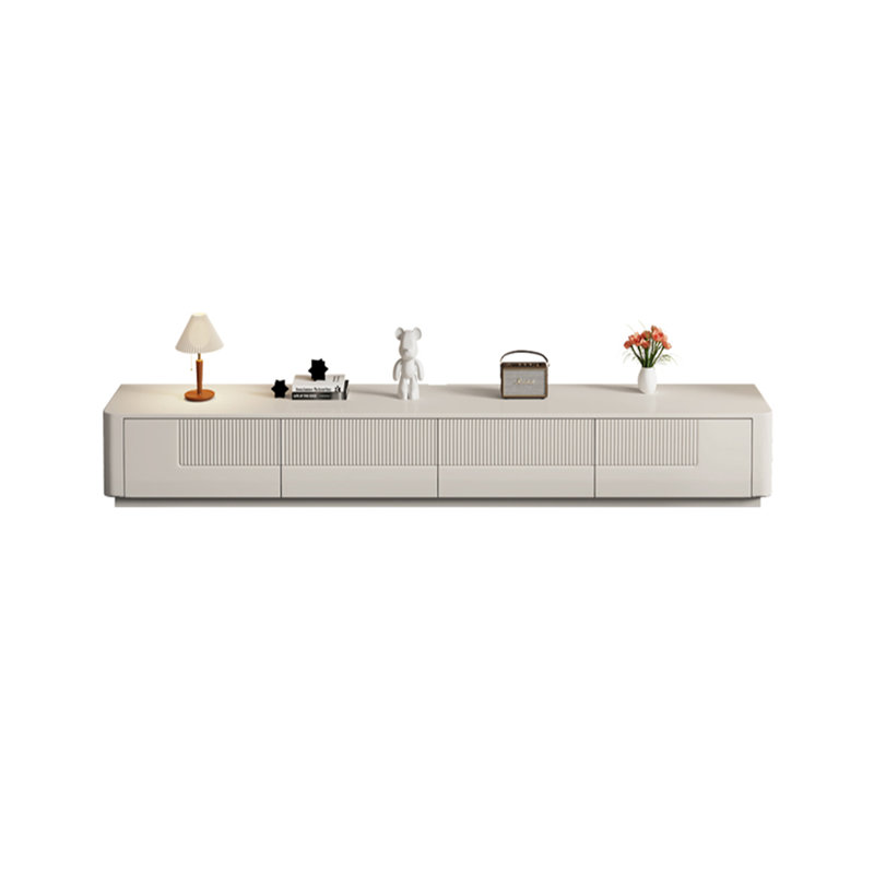 Simple Solid Wood TV Stand, 13.78"H x 70.86"L x 15.75"W