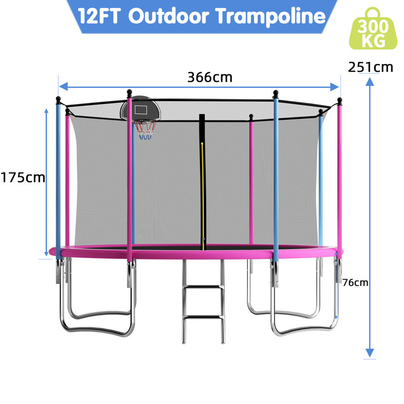 EvoNet Trampoline, Pink