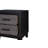 SOLUTO GREY AND BLACK NIGHTSTAND