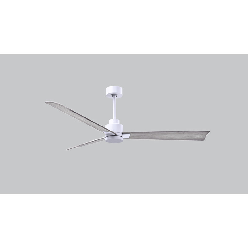 Alessandra 56'' Ceiling Fan, Barn Wood Tone, Matte White