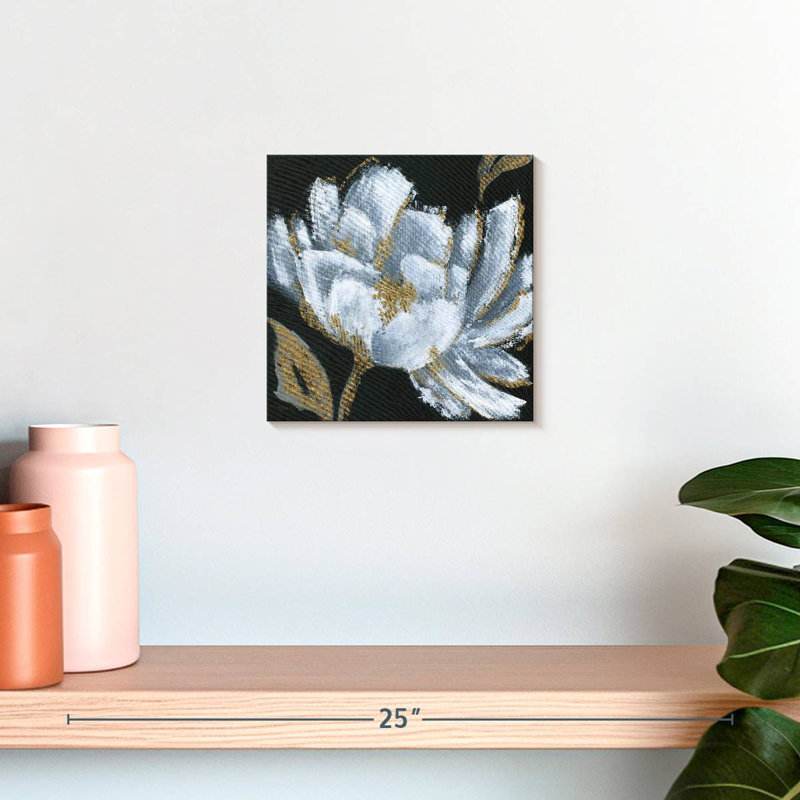 Midnight Bloom, 10" H x 10" W