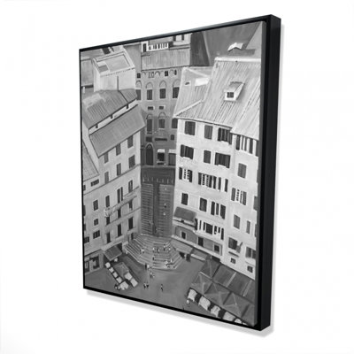 Siena City In Italie Print On Canvas