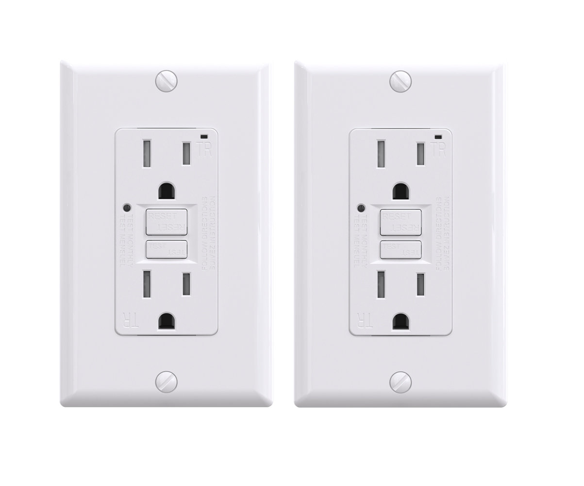 G1915T-WH2 15 Tamper Resistant Duplex Outlet (Set of 2)