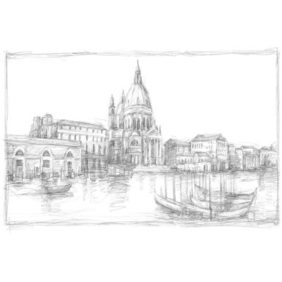 " Sketches Of Venice V " by Ethan Harper