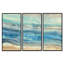 «Ocean Mineral Waves», peinture sur toile 3 pièces-427230068-427230069