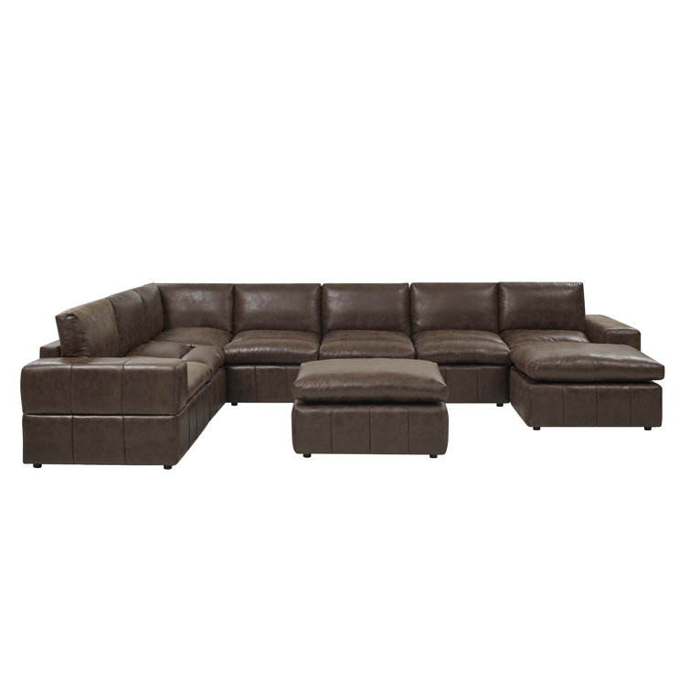 9 - Piece Upholstered Sectional
