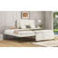 Lit plateforme double avec lit gigogne et lit gigogne double
