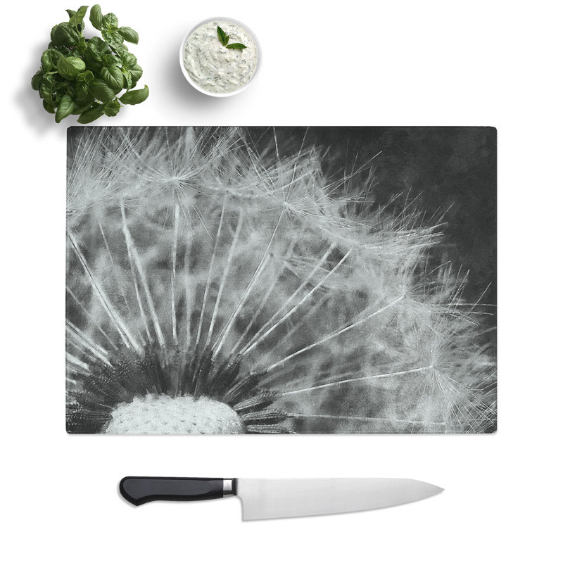 Dandelion Seeds Vol.8 Painting Chopping Board, 20cm W x 28.5cm L