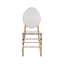 Ensemble de 2 chaises empilables en acrylique