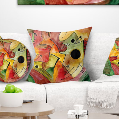 Stimulating Mood - Abstract Printed Pillow