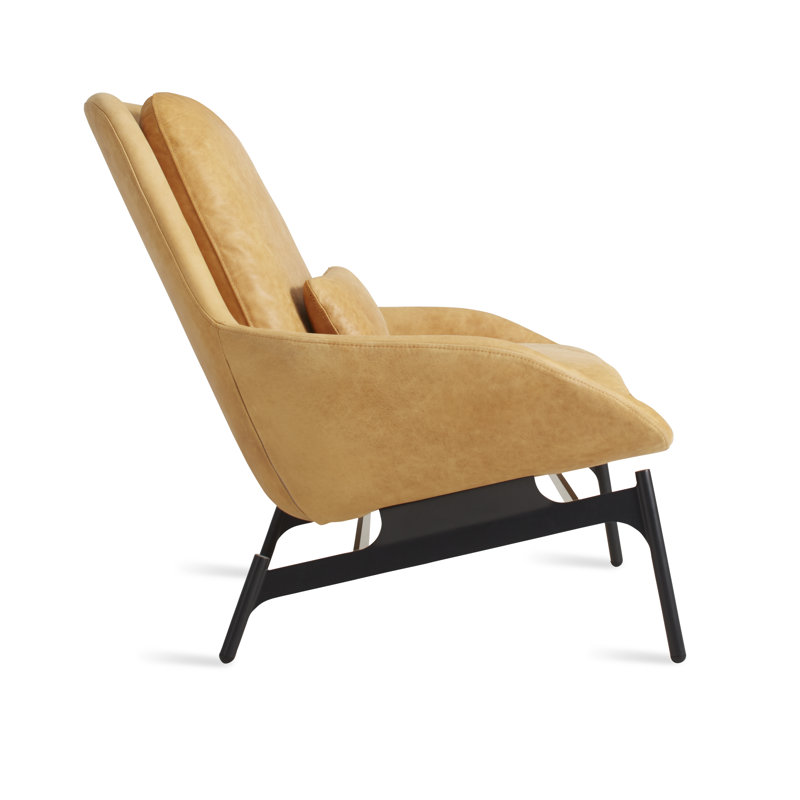 Field Lounge Chair, Camel Genuine Leather