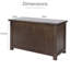Pittsfield Wooden large Blanket Chest and ottoman