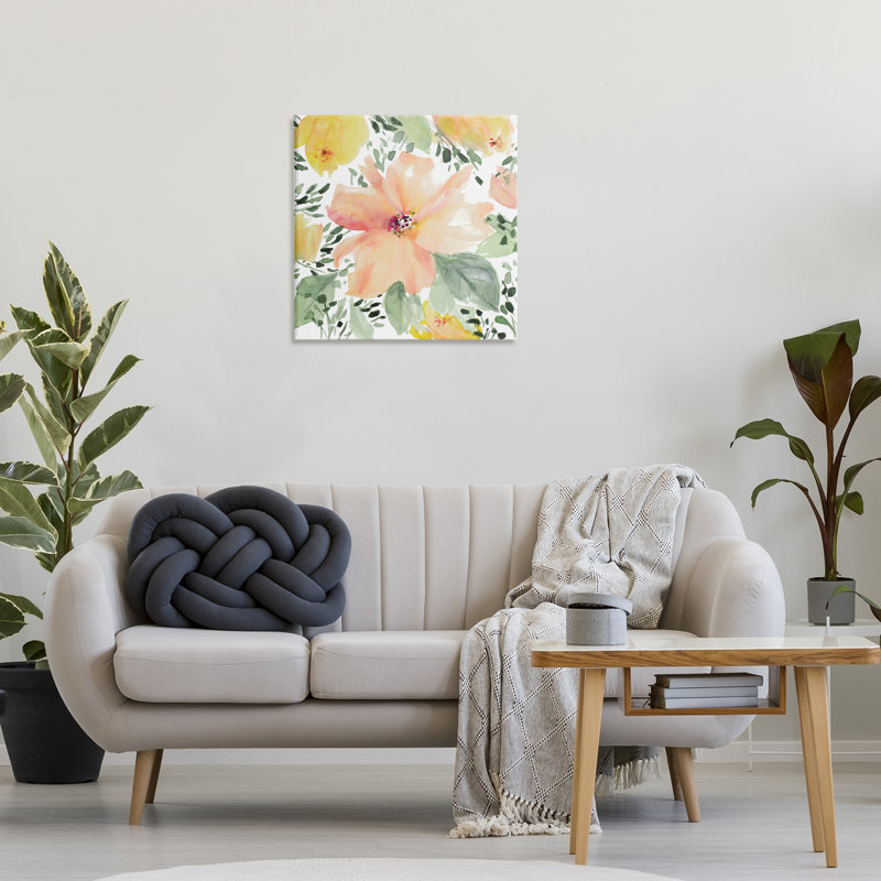 Art mural sur toile Birds Eye Flowers par Lanie Loreth, H 24 po x l 24 po