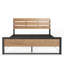 Ingrun Metal Bed Frame with Headboard-2134167905