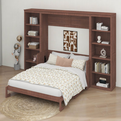 Lit escamotable avec bureau et bibliothèque de rangement Designs Murphy