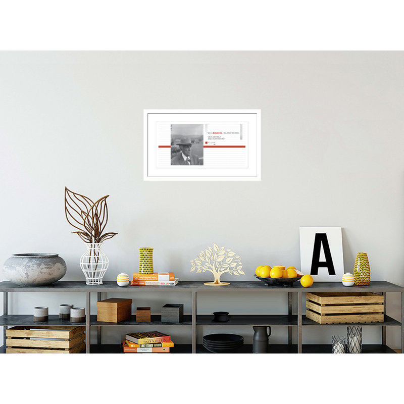 «See a Building» par, estampe numérique encadrée, H 17,87 po x l 29,5 po