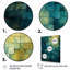 «California Sunshine Retro Abstract Turquoise I», reproduction sur toile-358733256-358733264