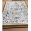 Kiary Oriental Area Rug in Glacier Blue/White