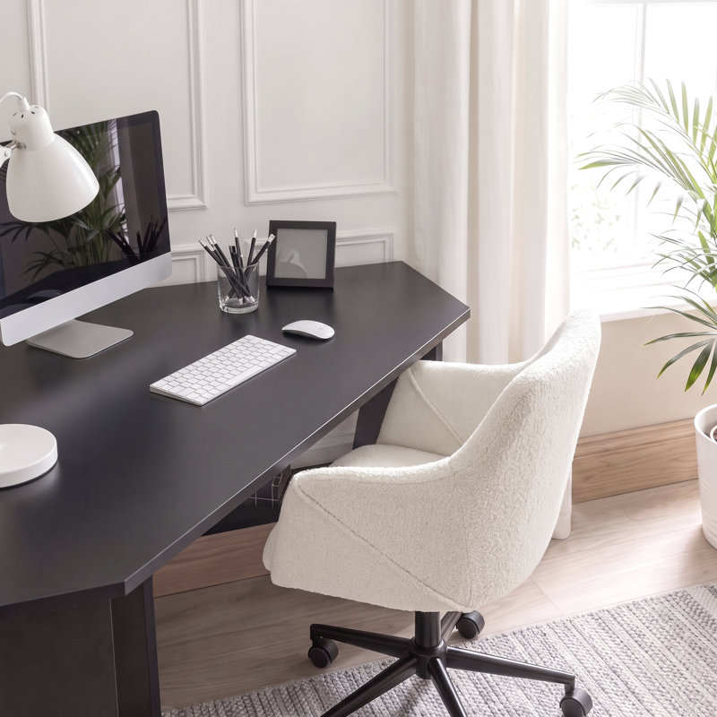 Glenhaven Corner Desk, Black