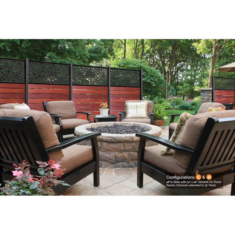 24 in. Galvanized Steel Decorative Screen Panel