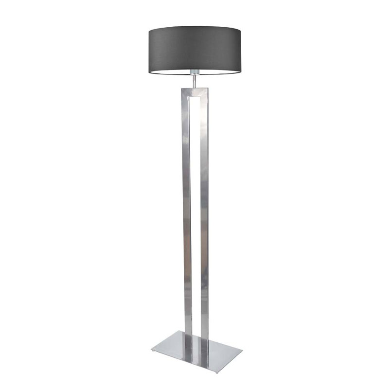 Artimizia 161cm Traditional Floor Lamp, Silver, Graphite