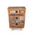 Eco-friendly Rustic Reclaimed Wood End Table With Storage