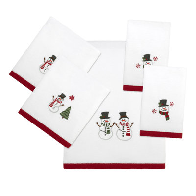 Avanti Winter Snowman 5-Piece Towel Set (B2H2T)