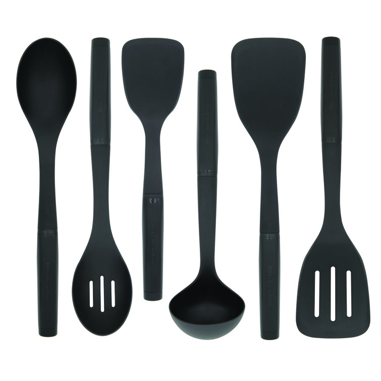 Kitchenaid 5-Piece Kitchen Tool Set with Crock, Flame  キッチンエイド, キッチンツール,  キッチン