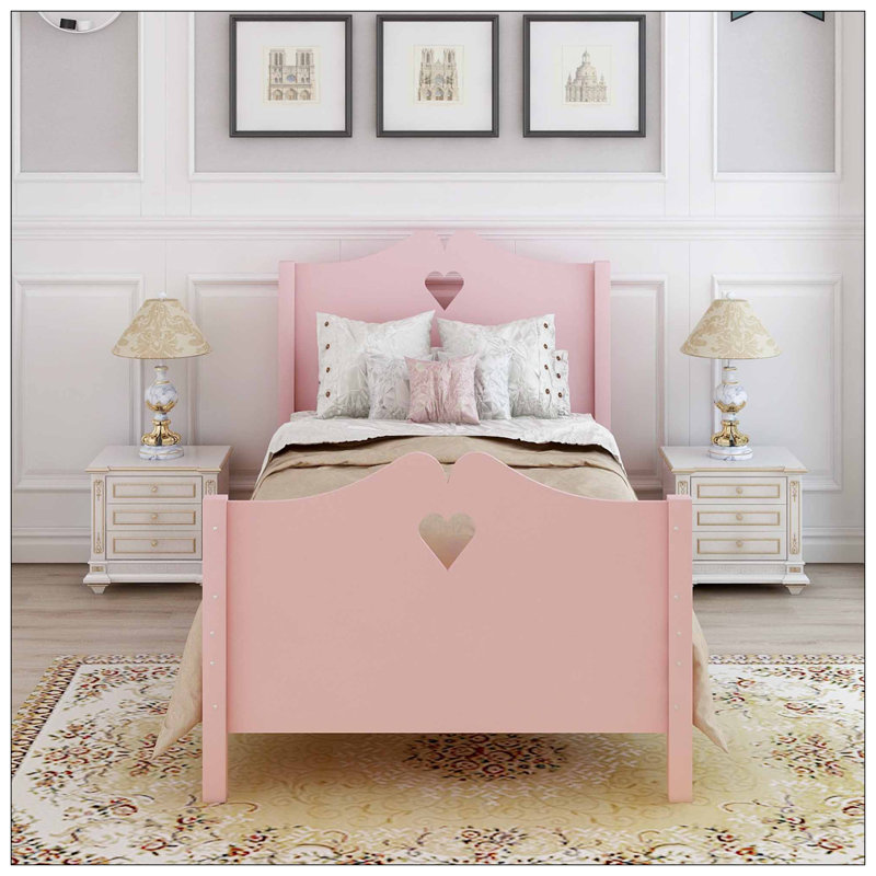 Lit pour chambre à coucher, Rose